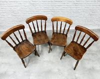 Set of 4 Antique Spindleback Windsor Kitchen Chairs (3 of 5) Set of 4 Antique Spindleback Windsor Kitchen Chairs (3 of 5)