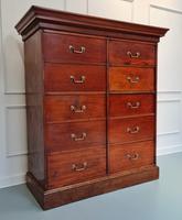 Large Antique Bank of Mahogany Drawers c.1880 (5 of 8) Large Antique Bank of Mahogany Drawers c.1880 (5 of 8)