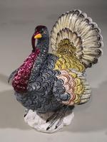 Very Large, Early 20th Century, Faience Pottery Male Turkey (4 of 6) Very Large, Early 20th Century, Faience Pottery Male Turkey (4 of 6)
