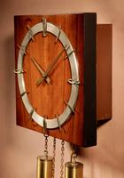 1960s Style Kienzle Walnut Brass Wall Clock (5 of 7) 1960s Style Kienzle Walnut Brass Wall Clock (5 of 7)