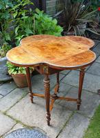 Exceptional 19th Century Marquetry Drop-leaf Centre Table (3 of 9) Exceptional 19th Century Marquetry Drop-leaf Centre Table (3 of 9)