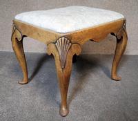 Queen Anne Style Walnut Stool c.1920 (2 of 10) Queen Anne Style Walnut Stool c.1920 (2 of 10)