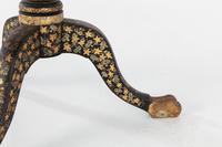 19th Century English Regency Chinese Black Lacquer & Gilt Table (7 of 11) 19th Century English Regency Chinese Black Lacquer & Gilt Table (7 of 11)
