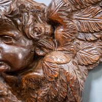 Carved Putto Head & Wings (4 of 9) Carved Putto Head & Wings (4 of 9)