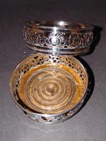 Pair Victorian Silver Plated Coasters (4 of 7) Pair Victorian Silver Plated Coasters (4 of 7)