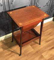 Edwardian Inlaid Mahogany Sewing Box (7 of 11) Edwardian Inlaid Mahogany Sewing Box (7 of 11)