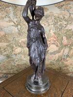 Super Quality 19th Century Lamp Featuring a Maiden (3 of 6) Super Quality 19th Century Lamp Featuring a Maiden (3 of 6)