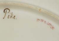 Royal Worcester Hand Painted Cabinet Plate with A Pike by George B Johnson Dated 1921 (5 of 14) Royal Worcester Hand Painted Cabinet Plate with A Pike by George B Johnson Dated 1921 (5 of 14)