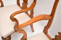 Pair of Antique Walnut Queen Anne Style Carver Armchairs (7 of 10) Pair of Antique Walnut Queen Anne Style Carver Armchairs (7 of 10)