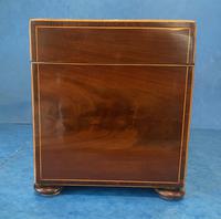 George III Mahogany Twin Canister Tea Caddy (7 of 17) George III Mahogany Twin Canister Tea Caddy (7 of 17)