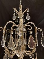 One Light Small Antique Italian Beaded Chandelier (10 of 11) One Light Small Antique Italian Beaded Chandelier (10 of 11)
