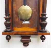 Great Antique German Twin Walnut 8-Day Mantel Clock Vienna Striking Wall Clock (9 of 11) Great Antique German Twin Walnut 8-Day Mantel Clock Vienna Striking Wall Clock (9 of 11)