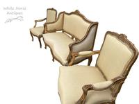 Exceptional Antique French 19th Century Gold Gilt Upholstered Salon Suite (2 of 9) Exceptional Antique French 19th Century Gold Gilt Upholstered Salon Suite (2 of 9)