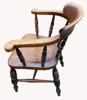 19th Century Smokers Bow Armchair (3 of 4) 19th Century Smokers Bow Armchair (3 of 4)
