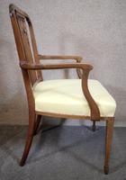Edwardian Inlaid Mahogany Armchair (8 of 10) Edwardian Inlaid Mahogany Armchair (8 of 10)