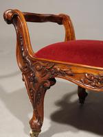 Very Stylish Mid 19th Century Rosewood Stool (8 of 8) Very Stylish Mid 19th Century Rosewood Stool (8 of 8)