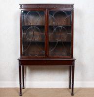 Edwardian Glazed Bookcase Cabinet on Stand Astragal Mahogany (6 of 11) Edwardian Glazed Bookcase Cabinet on Stand Astragal Mahogany (6 of 11)
