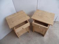 Lovely Pair of Wide Antique Pine Bedside Cabinets to wax / paint (6 of 7) Lovely Pair of Wide Antique Pine Bedside Cabinets to wax / paint (6 of 7)