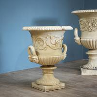 Set of 3 Victorian Cast Iron Garden Urns (3 of 11) Set of 3 Victorian Cast Iron Garden Urns (3 of 11)