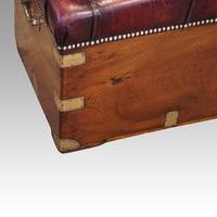Victorian Leather Camphor Wood Ottoman (4 of 10) Victorian Leather Camphor Wood Ottoman (4 of 10)