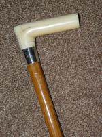 Antique Hallmarked 1923 Silver Walking Cane With Malacca Shaft 'LHB' (8 of 13) Antique Hallmarked 1923 Silver Walking Cane With Malacca Shaft 'LHB' (8 of 13)