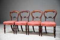 4 Mahogany Balloon Back Dining Chairs (11 of 12) 4 Mahogany Balloon Back Dining Chairs (11 of 12)