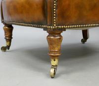 19th Century Leather Upholstered Armchair (5 of 6) 19th Century Leather Upholstered Armchair (5 of 6)