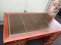 Antique Mahogany Pedestal Writing Desk (7 of 11) Antique Mahogany Pedestal Writing Desk (7 of 11)