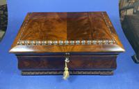 William IV Flame Mahogany Jewellery Box (10 of 20) William IV Flame Mahogany Jewellery Box (10 of 20)
