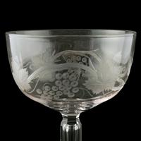 Fine Pair of Engraved Champagne Glasses (3 of 8) Fine Pair of Engraved Champagne Glasses (3 of 8)
