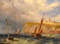 Coastal scene oil painting by Joseph W Yarnold (4 of 6) Coastal scene oil painting by Joseph W Yarnold (4 of 6)