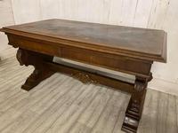 Large Victorian Green Man Library Desk (3 of 6) Large Victorian Green Man Library Desk (3 of 6)