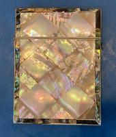 Victorian Abalone & Mother of Pearl Card Case (15 of 16) Victorian Abalone & Mother of Pearl Card Case (15 of 16)