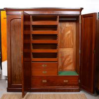 Wardrobe Triple Compactum Wardrobe Victorian Mahogany (3 of 12) Wardrobe Triple Compactum Wardrobe Victorian Mahogany (3 of 12)