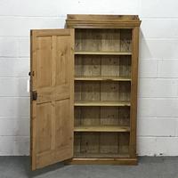 Tall Slim Shallow Old Pine School Cupboard (2 of 5) Tall Slim Shallow Old Pine School Cupboard (2 of 5)