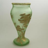 Montjoye Legras - Good & Large French Art Glass Etched Gilt Vase c.1890 (2 of 7) Montjoye Legras - Good & Large French Art Glass Etched Gilt Vase c.1890 (2 of 7)