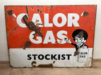 Vintage Original English 1950's Enamel Advertising Sign Calor Gas Stockist (12 of 22) Vintage Original English 1950's Enamel Advertising Sign Calor Gas Stockist (12 of 22)