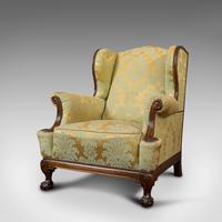 Antique Wing-Back Armchair, English, Lounge, Fireside, Seat, Edwardian c.1910 (7 of 12) Antique Wing-Back Armchair, English, Lounge, Fireside, Seat, Edwardian c.1910 (7 of 12)