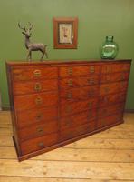 Substantial Antique Bank Of 18 Shop Drawers (12 of 25) Substantial Antique Bank Of 18 Shop Drawers (12 of 25)
