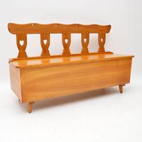 1950’s Vintage Solid Elm Pair of Side Chairs & Bench (7 of 12) 1950’s Vintage Solid Elm Pair of Side Chairs & Bench (7 of 12)
