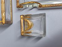 19thc Antique French Gilt Bronze Ormolu & Cut Crystal Desk Set - Letter Rack Holder, Pen / Note Tray & Pot (15 of 17) 19thc Antique French Gilt Bronze Ormolu & Cut Crystal Desk Set - Letter Rack Holder, Pen / Note Tray & Pot (15 of 17)