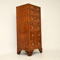 Antique Yew Wood Military Campaign Chest of Drawers (8 of 13) Antique Yew Wood Military Campaign Chest of Drawers (8 of 13)