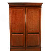 Georgian Style Inlaid Mahogany Wardrobe c.1900 (3 of 8) Georgian Style Inlaid Mahogany Wardrobe c.1900 (3 of 8)
