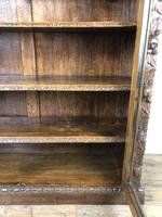 Victorian Glazed Oak Cabinet with Carved Detail (10 of 10) Victorian Glazed Oak Cabinet with Carved Detail (10 of 10)
