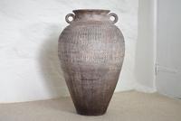Large Mediterranean Earthenware Floor Vase with Loop Handles (7 of 10) Large Mediterranean Earthenware Floor Vase with Loop Handles (7 of 10)