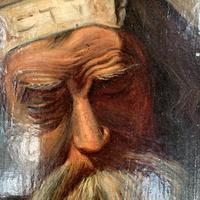 Antique oil painting portrait of a Jewish Rabbi (9 of 10) Antique oil painting portrait of a Jewish Rabbi (9 of 10)