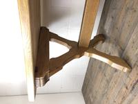 Solid Oak Table on X Frame Base (2 of 9) Solid Oak Table on X Frame Base (2 of 9)