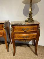 Pair of Marble Topped Bedside Cabinets (6 of 6) Pair of Marble Topped Bedside Cabinets (6 of 6)