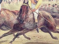Victorian Coloured Lithograph Horse Race Grand National by Godfrey Douglas Giles (26 of 37) Victorian Coloured Lithograph Horse Race Grand National by Godfrey Douglas Giles (26 of 37)