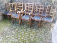Heals lattice back set of chairs . (2 of 6) Heals lattice back set of chairs . (2 of 6)